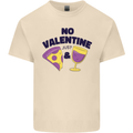 Anti Valentines Day Just Pizza & Wine Mens Cotton T-Shirt Tee Top Natural