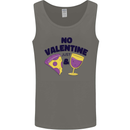 Anti Valentines Day Just Pizza & Wine Mens Vest Tank Top Charcoal