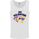 Anti Valentines Day Just Pizza & Wine Mens Vest Tank Top White