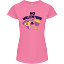 Anti Valentines Day Just Pizza & Wine Womens Petite Cut T-Shirt Azalea
