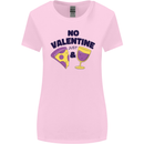 Anti Valentines Day Just Pizza & Wine Womens Wider Cut T-Shirt Light Pink