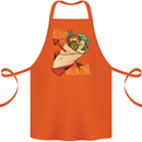 Anti Valentines Day Singles Day Kebab Cotton Apron 100% Organic Orange