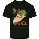 Anti Valentines Day Singles Day Kebab Kids T-Shirt Childrens Black