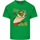Anti Valentines Day Singles Day Kebab Mens Cotton T-Shirt Tee Top Irish Green