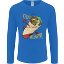 Anti Valentines Day Singles Day Kebab Mens Long Sleeve T-Shirt Royal Blue