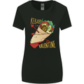 Anti Valentines Day Singles Day Kebab Womens Wider Cut T-Shirt Black