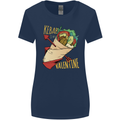 Anti Valentines Day Singles Day Kebab Womens Wider Cut T-Shirt Navy Blue