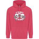 Anti Valentines Singles Day Skull Its Not Me Childrens Kids Hoodie Heliconia