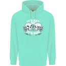 Anti Valentines Singles Day Skull Its Not Me Childrens Kids Hoodie Peppermint