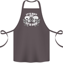 Anti Valentines Singles Day Skull Its Not Me Cotton Apron 100% Organic Dark Grey