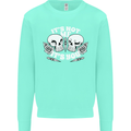 Anti Valentines Singles Day Skull Its Not Me Kids Sweatshirt Jumper Peppermint