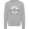 Anti Valentines Singles Day Skull Its Not Me Kids Sweatshirt Jumper Sports Grey