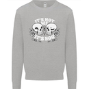 Anti Valentines Singles Day Skull Its Not Me Kids Sweatshirt Jumper Sports Grey