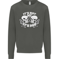 Anti Valentines Singles Day Skull Its Not Me Kids Sweatshirt Jumper Storm Grey