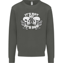 Anti Valentines Singles Day Skull Its Not Me Kids Sweatshirt Jumper Storm Grey