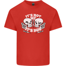 Anti Valentines Singles Day Skull Its Not Me Kids T-Shirt Childrens Red
