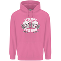 Anti Valentines Singles Day Skull Its Not Me Mens 80% Cotton Hoodie Azelea