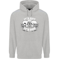 Anti Valentines Singles Day Skull Its Not Me Mens 80% Cotton Hoodie Sports Grey