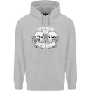 Anti Valentines Singles Day Skull Its Not Me Mens 80% Cotton Hoodie Sports Grey