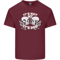 Anti Valentines Singles Day Skull Its Not Me Mens Cotton T-Shirt Tee Top Maroon