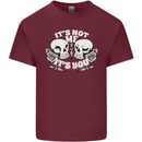 Anti Valentines Singles Day Skull Its Not Me Mens Cotton T-Shirt Tee Top Maroon