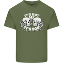Anti Valentines Singles Day Skull Its Not Me Mens Cotton T-Shirt Tee Top Military Green