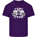 Anti Valentines Singles Day Skull Its Not Me Mens Cotton T-Shirt Tee Top Purple