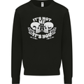 Anti Valentines Singles Day Skull Its Not Me Mens Sweatshirt Jumper Black