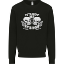 Anti Valentines Singles Day Skull Its Not Me Mens Sweatshirt Jumper Black