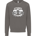 Anti Valentines Singles Day Skull Its Not Me Mens Sweatshirt Jumper Charcoal