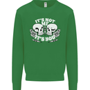 Anti Valentines Singles Day Skull Its Not Me Mens Sweatshirt Jumper Irish Green