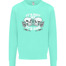 Anti Valentines Singles Day Skull Its Not Me Mens Sweatshirt Jumper Peppermint