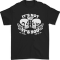 Anti Valentines Singles Day Skull Its Not Me Mens T-Shirt 100% Cotton Black