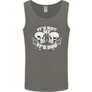 Anti Valentines Singles Day Skull Its Not Me Mens Vest Tank Top Charcoal