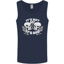 Anti Valentines Singles Day Skull Its Not Me Mens Vest Tank Top Navy Blue