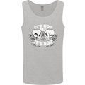 Anti Valentines Singles Day Skull Its Not Me Mens Vest Tank Top Sports Grey