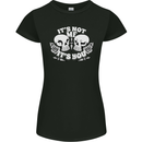 Anti Valentines Singles Day Skull Its Not Me Womens Petite Cut T-Shirt Black