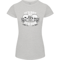 Anti Valentines Singles Day Skull Its Not Me Womens Petite Cut T-Shirt Sports Grey
