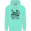 Antisocial Butterfly Childrens Kids Hoodie Peppermint