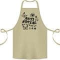 Antisocial Butterfly Cotton Apron 100% Organic Khaki