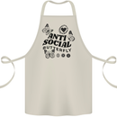 Antisocial Butterfly Cotton Apron 100% Organic Natural