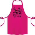 Antisocial Butterfly Cotton Apron 100% Organic Pink