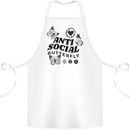 Antisocial Butterfly Cotton Apron 100% Organic White