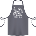 Antisocial Butterfly Funny Cotton Apron 100% Organic Steel