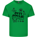 Antisocial Butterfly Mens Cotton T-Shirt Tee Top Irish Green