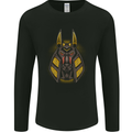 Anubis Egyptian God Mens Long Sleeve T-Shirt Black