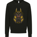 Anubis Egyptian God Mens Sweatshirt Jumper Black