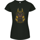 Anubis Egyptian God Womens Petite Cut T-Shirt Black