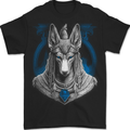 Anubis God of the Dead Ancient Egypt Myth Mens T-Shirt 100% Cotton BLACK