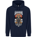 Anubis God of the Dead Ancient Egyptian Egypt Childrens Kids Hoodie Navy Blue